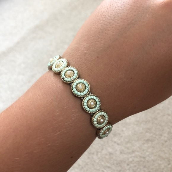 Teal detailed bracelet - Picture 1 of 2